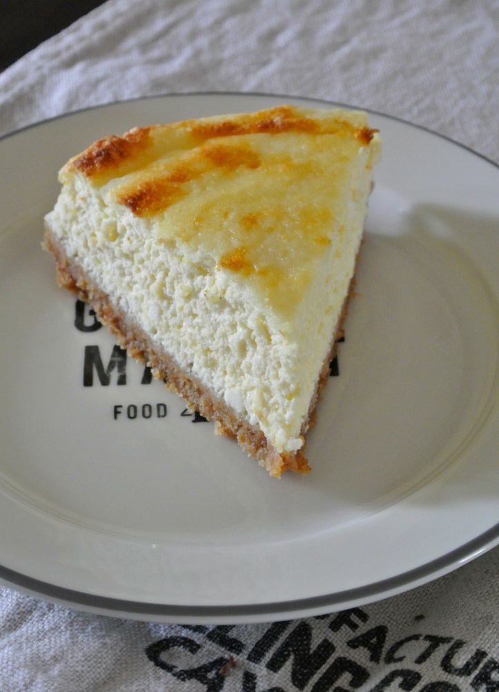 Baked Ricotta Cheesecake