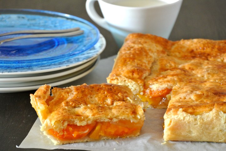 Apricot Slab Pie