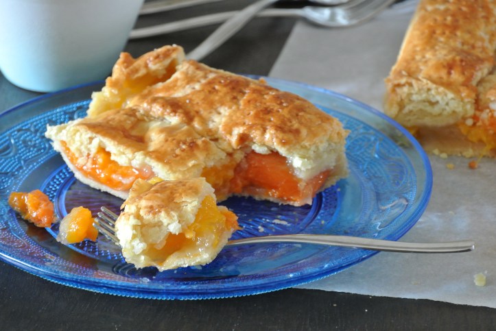 Apricot Slab Pie
