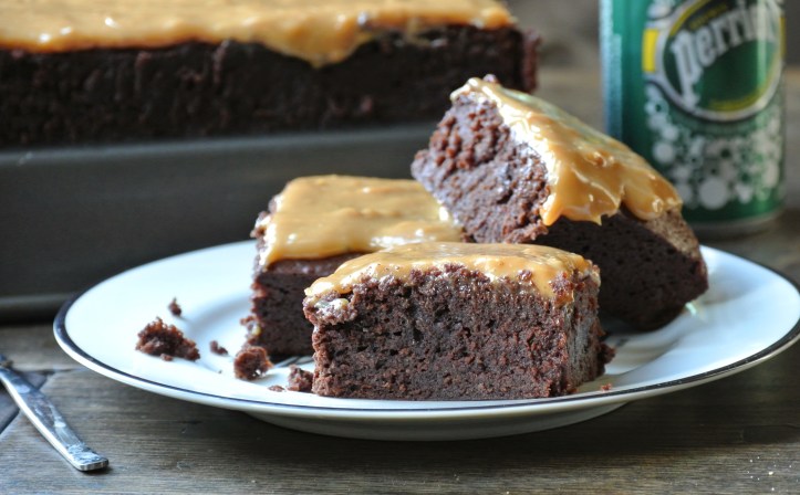 Dulce de Leche Sourdough Brownies