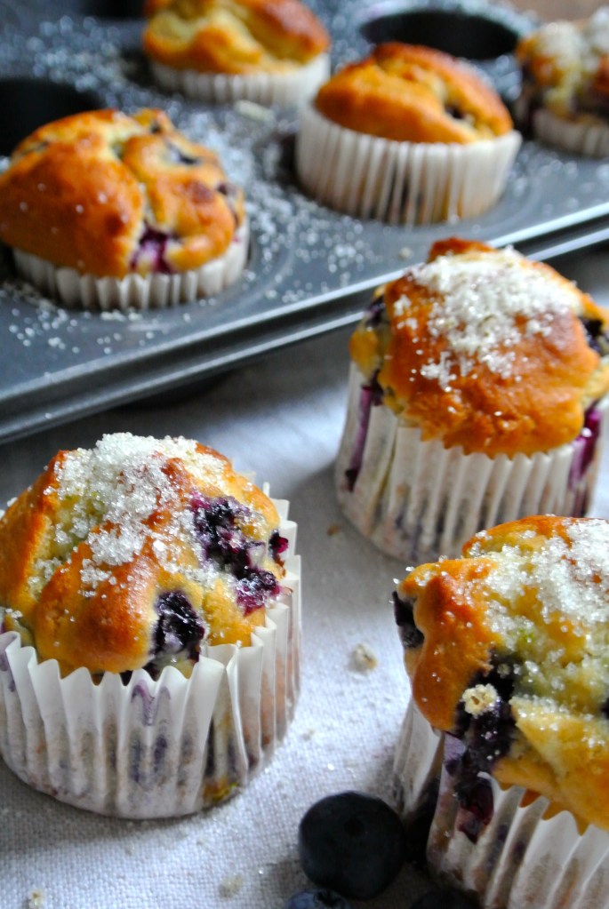 Blueberry Ricotta Muffins